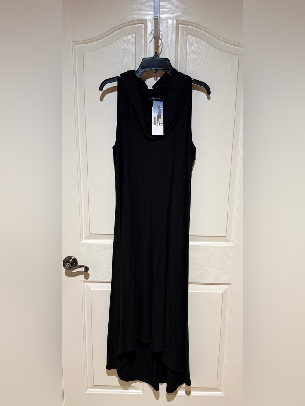 Karen Kane Black Sleeveless High-Low Maxi Dress